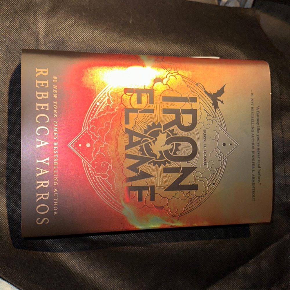 Signed first edition Iron Flame